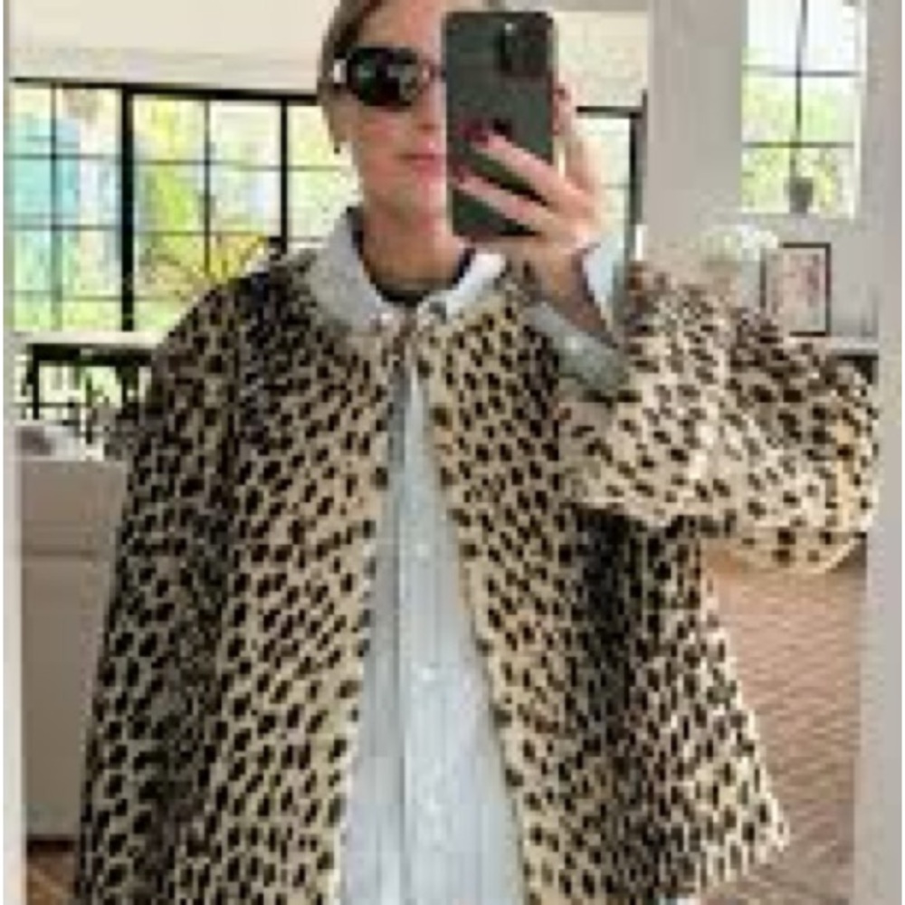 Charlotte Simone - Shirley Coat - Leopard Print - XL - NWT - Picture 14 of 15